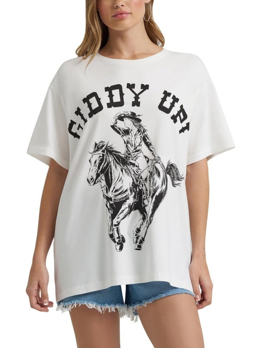 Stylish Graphic Tee Shirt for Women - Keep On Keepin' On, Casual Comfort
